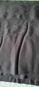 Black Poly/Cotton Knit Fabric. Precut at 31" x 58". - Picture 1 of 1