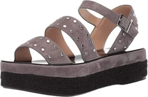 Charles David $219 Madeira Platform Sandals Gray Women's Sandal, sz 8M - Picture 1 of 4