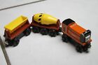 Thomas & Friends Wooden Lot Of 3 Rusty, Cement Mixer And Dumper