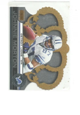 2001 CROWN ROYALE PREMIERE DATE #52 JOHNNIE MORTON  78/99 - Image 1 of 2