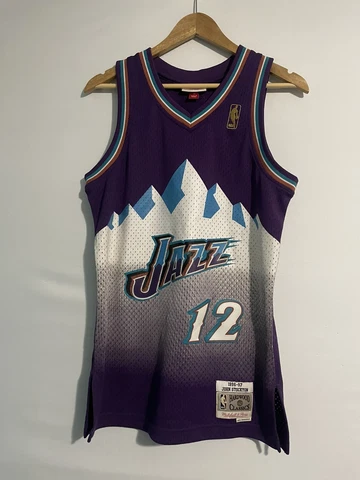 Mitchell & Ness NBA Swingman Road Jersey Utah Jazz 96-97 John Stockton Sz S Cover