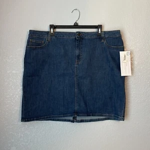Neu mit Etikett Denim Stretchrock, Übergröße 20 - Bild 1 von 4