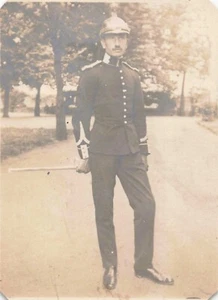 ALTES FOTO POSTKARTE FOTO OFFIZIER REPUBLIKANISCHE GARDE ? - Bild 1 von 2