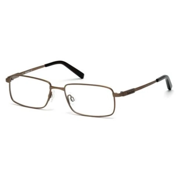 Marco óptico de metal marrón mate Timberland TB1295 036 53-17-140 AB Foto 1 de 1