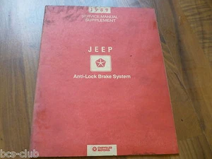 #J064 JEEP ALLE MODELLE 1989 mit ABS Ergänzung Supplement WERKSTATT HANDBUCH - Bild 1 von 1