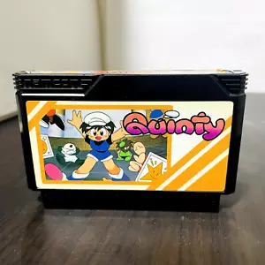 Quinty Nintendo Famicom Namco 1989 Japanese Version Action Puzzle - Picture 1 of 24