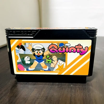 Quinty Nintendo Famicom Namco 1989 Japanese Version Action Puzzle - Image 1 of 4