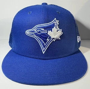 Toronto Blue Jays New Era 59fifty Royal/White - ON FIELD PRACTICE Fitted 7 & 3/8 - Picture 1 of 5