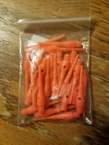 Viper Dart Accessory Tufflex III Neon Orange 2BA Thread Soft Tip Dart Points - Picture 1 of 2