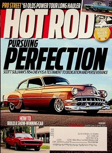 Hot Rod Magazine April 2022 Scott Sullivan's 1954 Chevy, Pro Street '61 Olds - Imagen 1 de 2