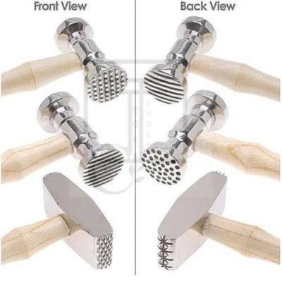 Texturing Hammer Set – 3 Head Designs for Metal Forming & Jewelry Making - Image 1 of 4