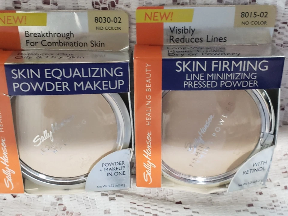 X2--Sally Hansen  Skin Equalizing Powder Makeup-NO COLORl # 8030-02 nib - Image 1 of 1