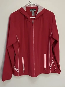OLEG CASSINI Womens Pink Rain Jacket XL - Picture 1 of 10