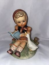 Vintage Figurines Eric Stauffer Girl & Goose Barnyard Frolics  Arnart Creation