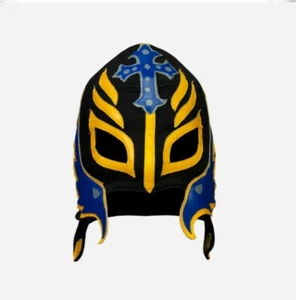 WWE Hall of Fame Rey Mysterio Black Mask Lucha Libre Pro Wrestling Wrestlemania  - Bild 1 von 12