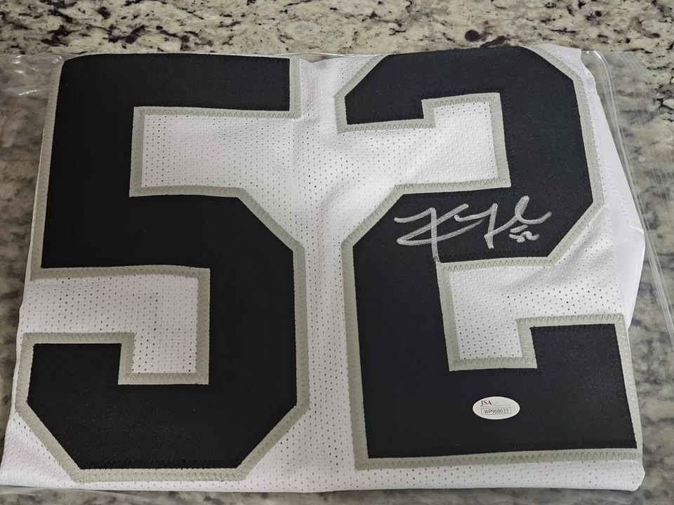 Khalil Mack Autographed Oakland Raiders  (JSA) Authentication  - Image 1 of 4