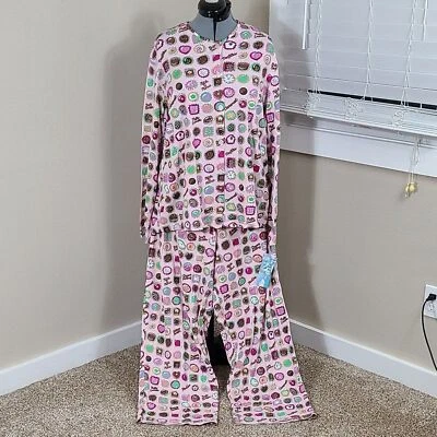 Pijama Nick & Nora Chocoholic Talla Grande 3XL Y2k Nuevo Con Etiquetas Nuevo Con Etiquetas Foto 1 de 4