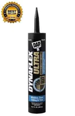 DAP DYNAFLEX ULTRA 10.1 oz. Black Advanced Exterior Window,Door & Siding Sealant