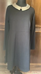 Rachel Zoe black a line dress L free shipping $29.99 - Picture 1 of 8