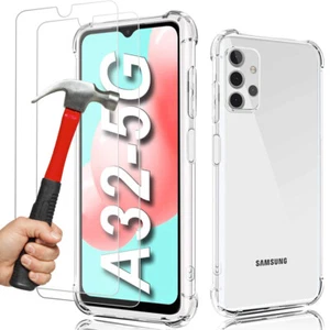 Coque pour Samsung Galaxy A32 5G 4G Housse Protection Antichoc + Verre Trempé - Photo 1/13