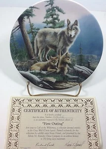 Call of the Wilderness First Outing Bradford Exchange Plate #1 - Picture 1 of 5