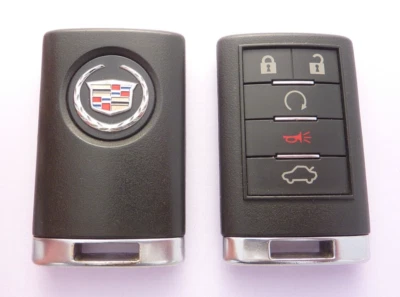 Original OEM GM CADILLAC STS CTS DTS keyless entry remote fob DRIVER 2 - Image 1 of 4