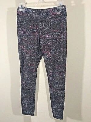 New Balance Niñas Negro Púrpura/Multicolor Hasta el Tobillo Ropa Activa Leggings L Foto 1 de 4