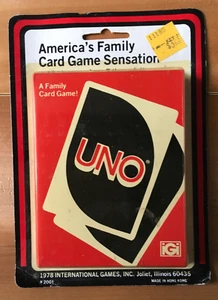 1978 Sigillato iGi UNO Card Game NOC Giochi Internazionali Joliet IL HONG KONG mai usato - Foto 1 di 8
