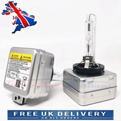 VOLVO S80 II 2006-2016 Pair D1S Xenon HID Bulbs 35W Cold White 6000K Low Beam - Image 1 of 4