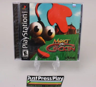 Mort the Chicken Sony PlayStation PS1 2000 Crave New Factory Sealed Black Label! - Image 1 of 4
