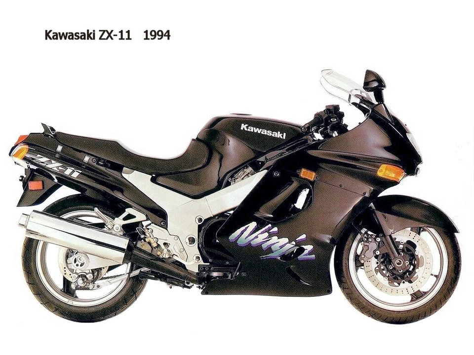 KAWASAKI ZZ-R1100 NINJA ZX-11 WORKSHOP MANUAL SERVICE REPAIR ENGLISH ON PDF DVD - Imagen 1 de 1