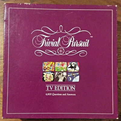 Trivial Pursuit Complete  Board Game 1992 TV Edition - Image 1 of 4