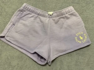 Polo Ralph Lauren Shorts Youth L Large 12-14 Purple Sweat Drawstring - Picture 1 of 12
