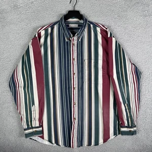 Vintage Multicolor Brushpopper Style Western Striped Shirt Men's XL Bugle Boy - Picture 1 of 6