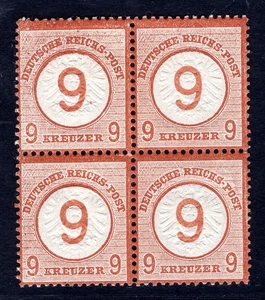 GERMANY 1874 30 * in BLOCK of FOUR FLAWLESS (Z5348 - Picture 1 of 2