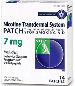 Nicotine Transdermal System Patch Kit (7 mg) 14 Patches (EXP 11/25+) - Picture 1 of 2