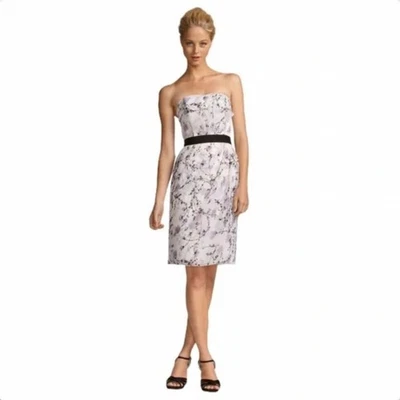 DAVID’S BRIDAL | Vestido de dama de honor floral sin tirantes para mujer talla 10 Foto 1 de 4