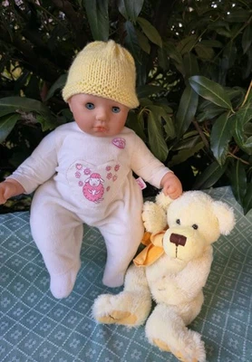 Zapf Puppe Chou Chou 48 cm Set 05 Babypuppe aus 1998 Spielpuppe mit viel Zubehör - Bild 1 von 4