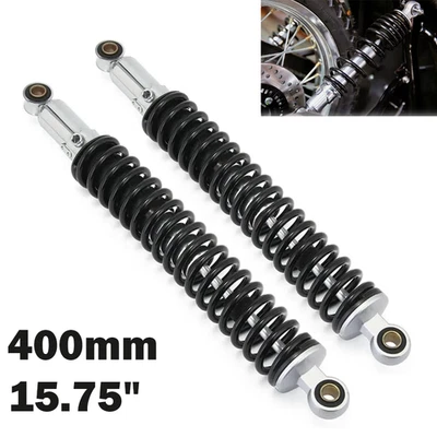 Suspensión amortiguador trasero 400 mm 15,75"" negro para Honda XL185 XL185S XL125S Foto 1 de 4