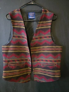 Pendleton hochwertige Westernkleidung Wollweste Southwestern Herren Medium USA kostenloser Versand - Bild 1 von 19