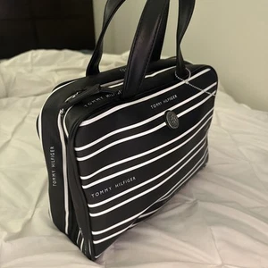 Tommy Hilfiger Tote Satchel Crossbody Black - Picture 1 of 4