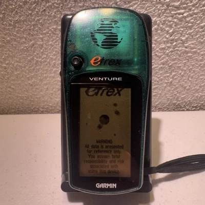 Garmin etrex Venture Portable Handheld Pocket GPS Hiking Geocaching - Green - Image 1 of 4