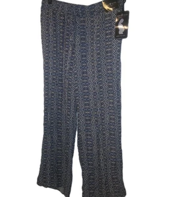 Nuevos Pantalones de Maternidad Love Wish Multicolor Rayón Cordón Pantalones Plazzo talla Pequeña Foto 1 de 4