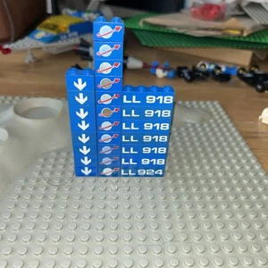 Rare classic/vintage space Lego printed bricks - Picture 1 of 4