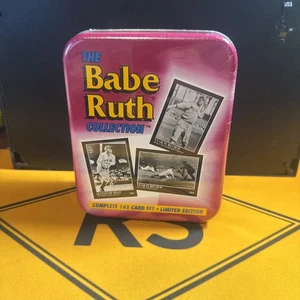 Juego de tarjetas de colección de béisbol Megacards Babe Ruth 1992 caja de hojalata sellada de fábrica - Imagen 1 de 7