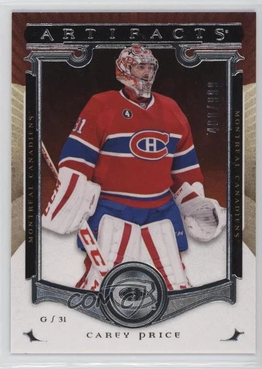 2015-16 Upper Deck Artifacts Stars /999 Carey Price #123 - Image 1 of 2