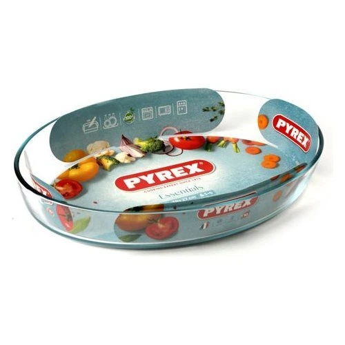 Pyrex Pirofila Vetro temperato (30x21x6cm) ovale Trasparente 345B000 - Immagine 1 di 1