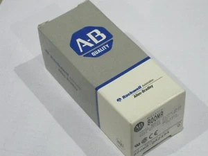 NIB Allen Bradley 800MR-QA24RA small round flush push button red lens 24v QA24 - Picture 1 of 6