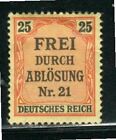 GERMANY PRUSSIA  DUETSCHES REICH STAMPS   MINT HINGED   LOT 12389