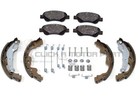 PEUGEOT 107 1.0  2005 TO 2015 FRONT BRAKE PADS & REAR SHOES + FITTING KIT
